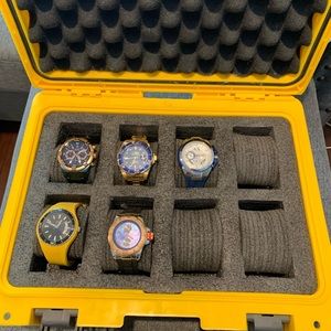 Invicta, Armani Exchange and Guess Watches